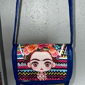 Blue Patterned Women's Bag